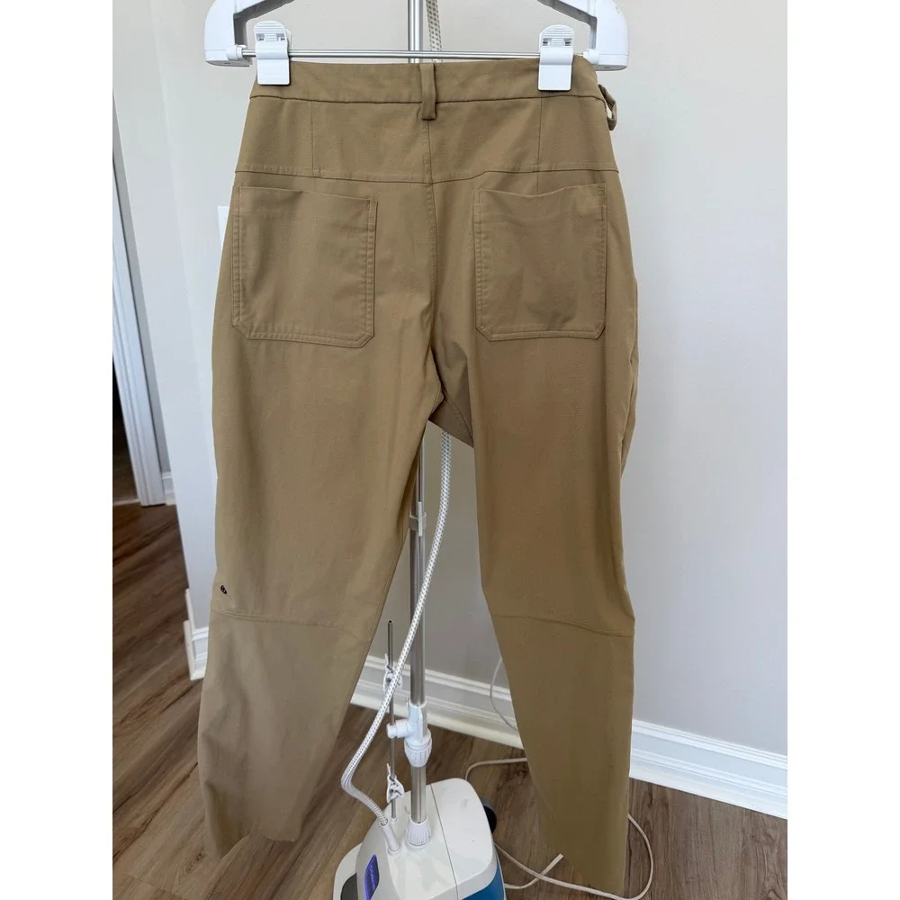 Lululemon Commission Pant Mens 34 Tan Khaki Technical Stretch ABC Classic Chino